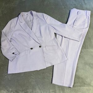 Addition Elle Size 20 Suit Jacket Blazer Pants Purple Lilac Plus-Size Pennington